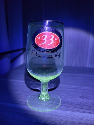 Ancien verre bière - 1, à