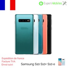 SAMSUNG S10 S10 PLUS S10 E -VITRE ARRIERE AVEC ADHÉSIF +LENTILLE CAMERA