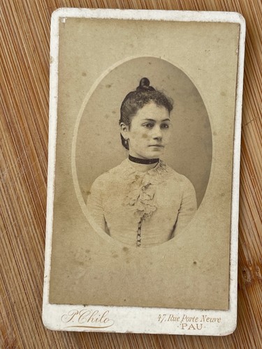 Photo carte cdv - carte, femme