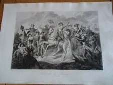 RARE GRAVURE 42X30 MILITARIA