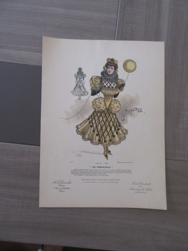 Grande gravure mode 1904 - grande,