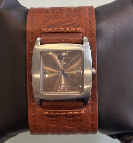 Guess rust brown leather - guess,