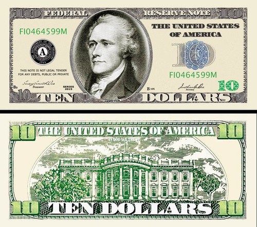 Hamilton alexander billet 10 - alexander, "10