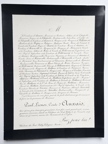 Comte auxais willermont - comte,