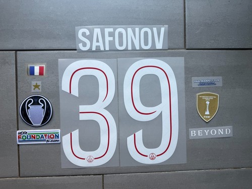 Flocage safonov psg - #39,