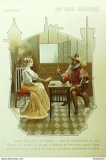 Chromo Au Bon Marche Barbe