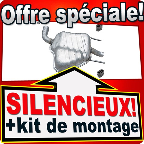 Silencieux arriere pour alfa - arriere,