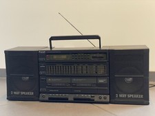 BRANDT Lecteur Stéréo Radio Double Cassette Boombox RK 790PLL Fonctionne Rare