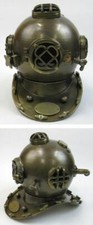 Aluminum Antique Finish Mark V Dive Helmet, 18"