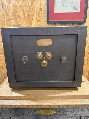 Coffre fort vintage ancien - fort,