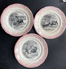 3 Assiettes anciennes CORRIDA