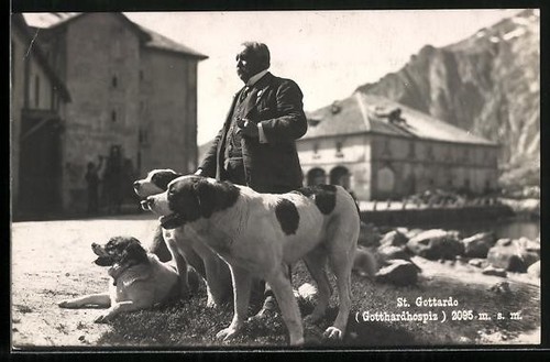 Carte postale saint gottardo - carte, saint-gottardo