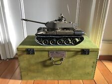 Heng long 1/16 RC: tank US M41 Walker Bulldog Amewi Edition, Metal + Wood Box