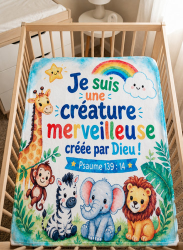 Plaid personnalisé bébé