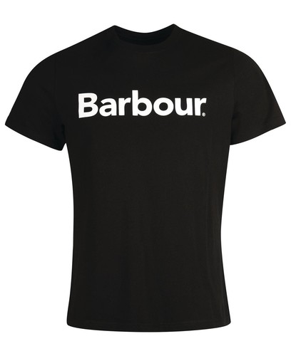 Shirt barbour logo noir - t-shirt,