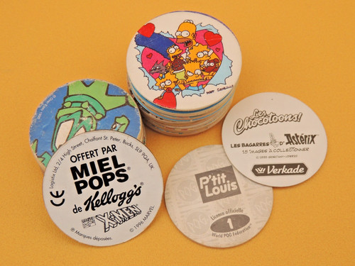 Lot pog caps - de,