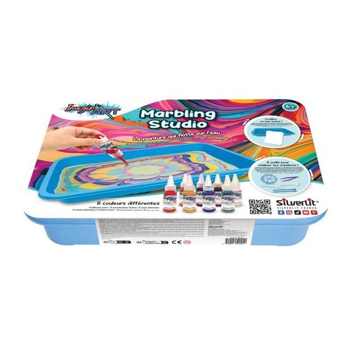 Kit peinture marbrée avec - kit,