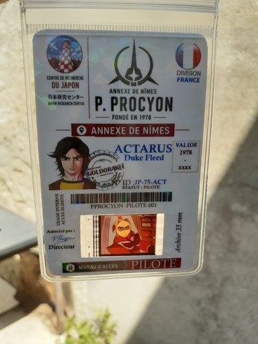 Badge custom actarus - badge,