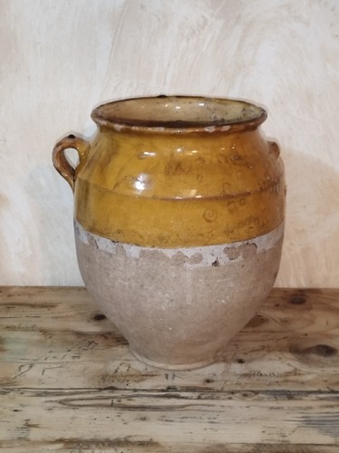 Ancien pot terre - pot,