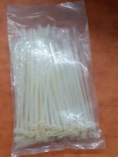   Attaches serre câble plastiques  BLANC 100mm/2,5mm NEUF 100 PIECES