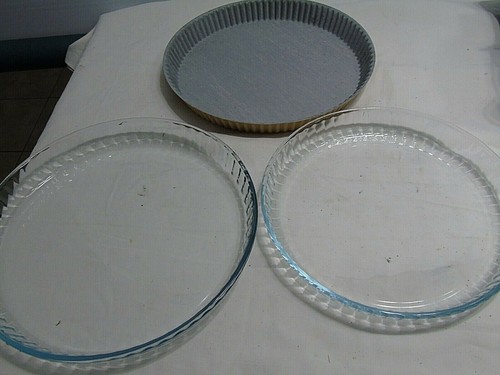 Lot plats four verre - à,