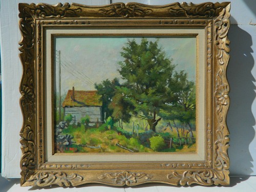 René berly paysage tableau - rené, xx