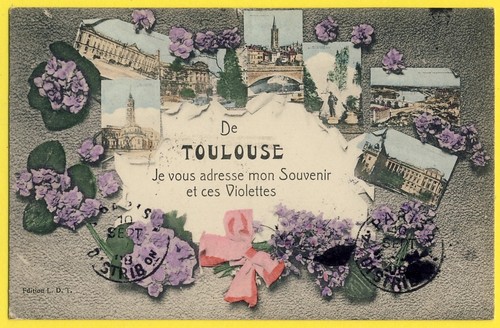Cpa 1908 souvenir de - 1908,