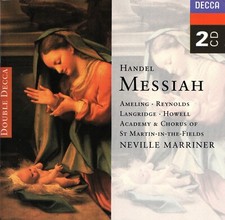 2 CD HANDEL MESSIE MESSIAH Neville MARRINER  Haendel Oratorio