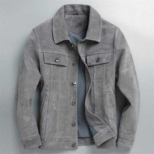 Veste camionneur cuir pour - camionneur,