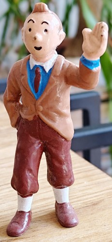 Figurine tintin bully pvc - tintin,