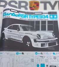 TAMIYA 1/12 PORSCHE 934 RSR TURBO NOTICE ADDITIONNELLE TEBERNUM et VAILLANT
