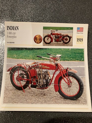 Carte fiche moto collection - carte,