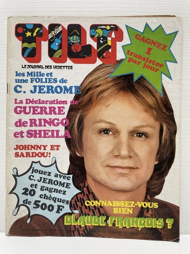 Revue tilt claude françois - claude,