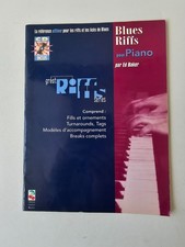 ♫ Livre / Partition / Méthode - blues riffs pour piano par ed Baker♫