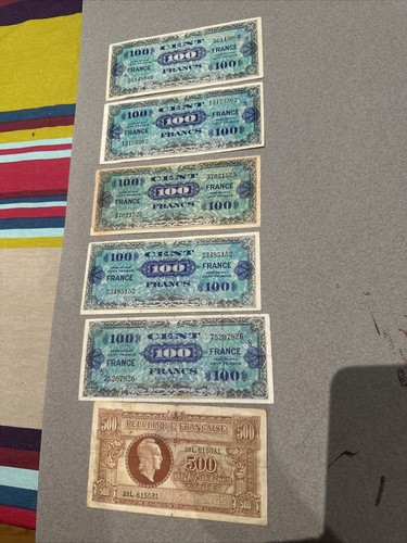 Billet cent francs - cent, (100)