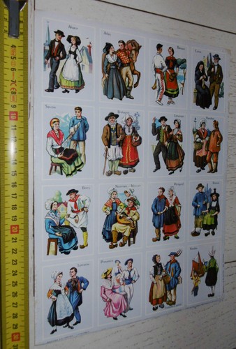 Rare planche 32 chromos - 23,