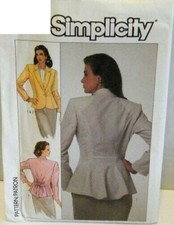 🧵👗✂8442 PATRON SIMPLICITY VINTAGE 2 CREATIONS VESTE POUF MARTINGALE 38 AU 48  