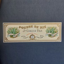 Ancienne Etiquette Boîte à