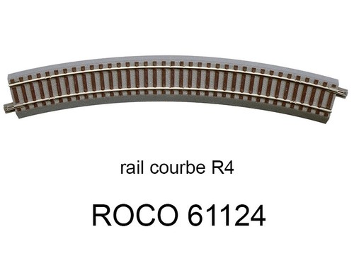 Roco rail courbe 511 mm - r4, 511.1