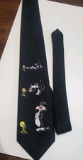 CRAVATE LOONEY TUNES NOIRE