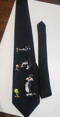 Cravate looney tunes noire - cravate,