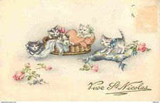 Animaux - Chats - Dessin - Chatons - Chiens - CPM - Voir Scans Recto-Verso