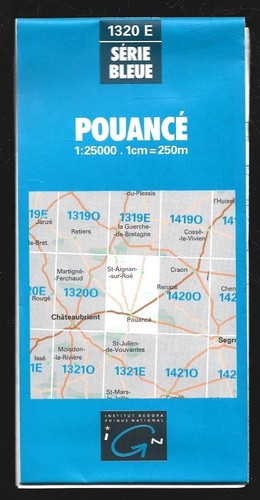 Carte ign serie bleue - bleue,