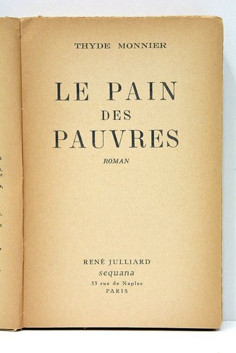 Pain des pauvres thyde - le,