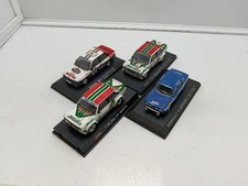 Lot De 4 Voitures Rallye Avec Défauts 1:43 Fiat 131, Renault 8, BMW M3 