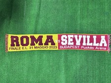 ÉCHARPE BUFANDA OFFIZIELL AS ROME SÉVILLE ULTRAS ECHARPE SCHAL MATCH PORTÉS
