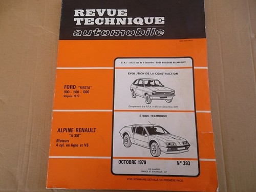 Revue technique alpine - revue,