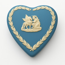 Wedgwood Jasperware Blue Heart