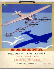 Affiche SABENA Belgian