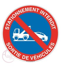 Panneau stationnement interdit